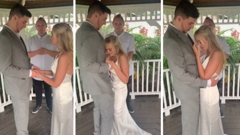 This Poor Bride Passed Out, Puked, And Then Got Pooped On All In The Matter Of A Few Minutes
