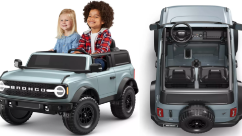 You Can Get Your Kids A Ford Bronco Ride-On Toy So They Can Drive Around The Neighborhood In Style