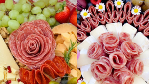 Salami Bouquet Charcuterie Boards Are The Hottest New Trend for Valentine’s Day