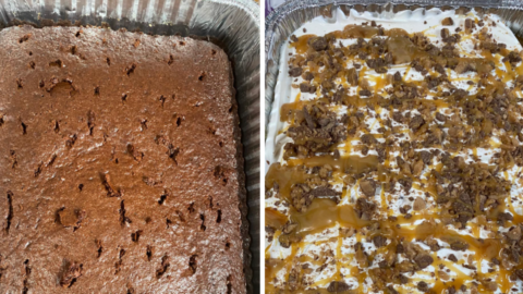 Here’s How To Make the Viral Chocolate Cake That Includes Almost Every Ice Cream Topping