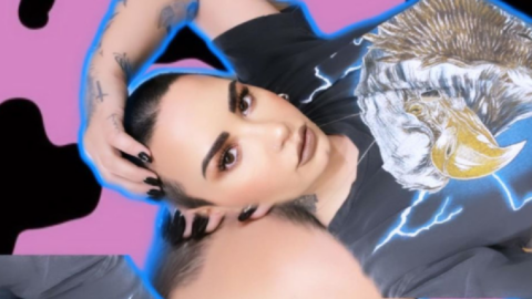 Demi Lovato Got A Huge Spider Tattoo On Their Head