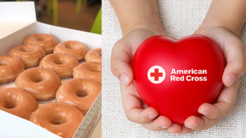 Krispy Kreme Will Give You A Free Dozen of Doughnuts When You Donate Blood At American Red Cross