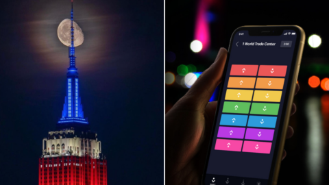 How To Change The Color of The One World Trade Center in New York Using Your Phone