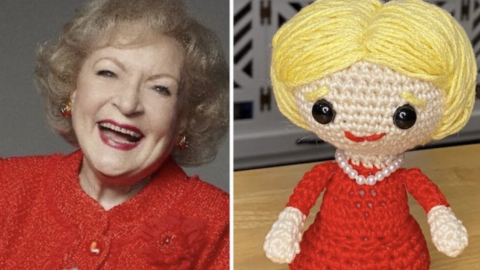 You Can Crochet A Betty White Doll And It’s Adorable!