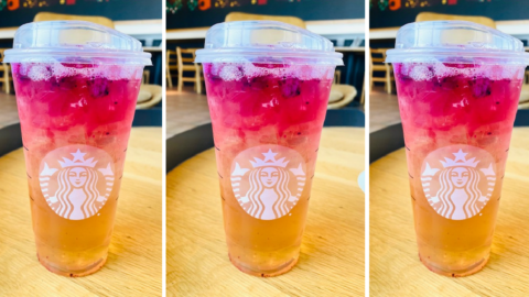 Starbucks Low Calorie Raspberry Green Tea Lemonade