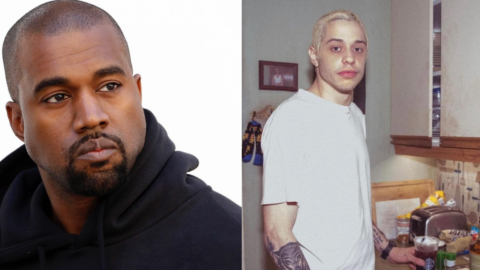 Apparently, Kanye West Is Spreading Rumors About Pete Davidson and It Sounds Like High School All Over Again