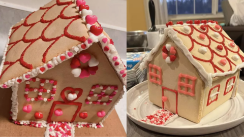 You Can Get A Valentine’s Day Cookie House Kit At Target