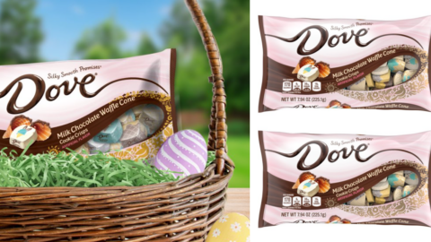 Dove’s New Easter Chocolates Have Pieces Of Caramelized Waffle Cone And You Need Them In Your Life