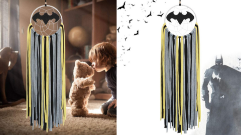 This Batman Dreamcatcher is the Perfect Addition to any Batcave