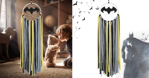 This Batman Dreamcatcher is the Perfect Addition to any Batcave