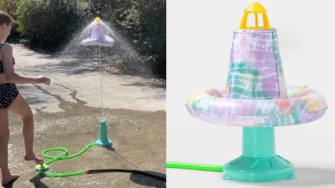 Target Is Selling A Flying Hover Sprinkler That Levitates While Keeping The Kids Cool