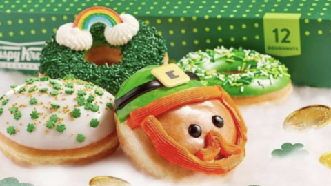Krispy Kreme Goes Green With Leprechaun Donuts to Celebrate St. Patrick’s Day