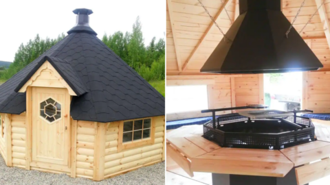 Home Depot Is Selling A Grilling Cabin That You Can Sit and Hang Out In As You Grill Food