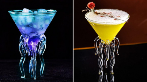 These Jellyfish Cocktail Glasses Are Made For The Person Who Loves The Sea