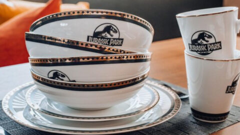 This Jurassic Park Dinnerware Set Will Have You Roaring at the Dinner Table