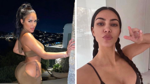 Here’s How Kim Kardashian Really Feels That Kanye Is Dating Her Look-Alike