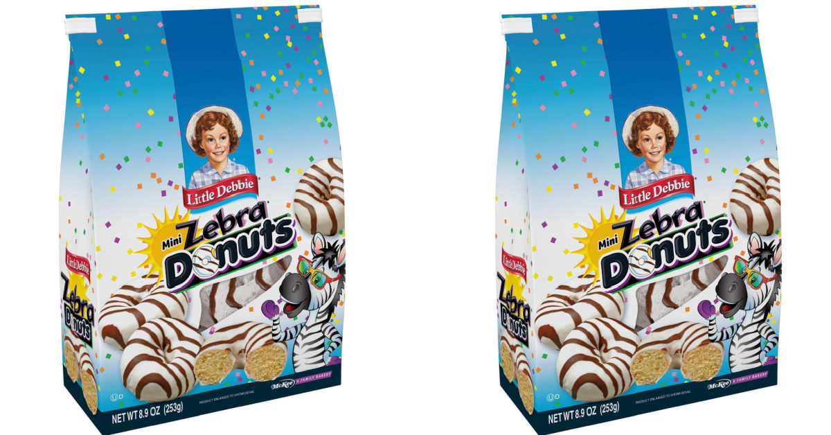 Little Debbie Has Turned Their Fan Favorite Zebra Cakes Into Stripped Mini Donuts
