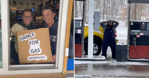 Instead of Paying, This Gas Station Asked People to Dance for Gas and It Is Pure Gold
