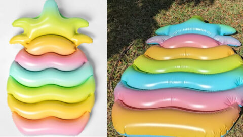 Target is Selling A $20 Ombre Pineapple Pool Float That Just Screams Summer
