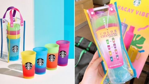 Starbucks’ New Color Changing Cups Are More Colorful for Total Vacay Vibes