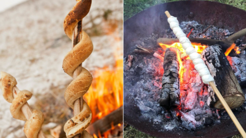 People Are Roasting Raw Dough Over a Campfire and Calling It “Campfire Dough”