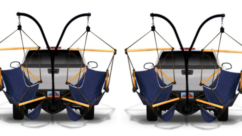 These Hammock Chairs Hang Effortlessly From the Back of Your Car to Achieve Ultimate Relaxation on Road Trips