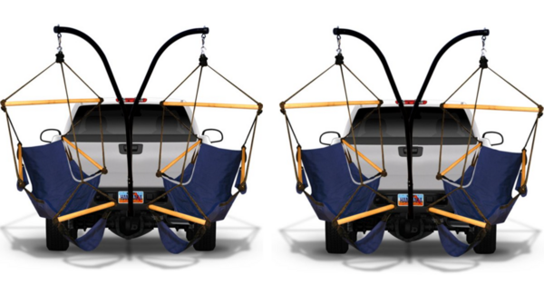 These Hammock Chairs Hang Effortlessly From the Back of Your Car to Achieve Ultimate Relaxation on Road Trips