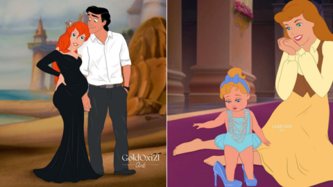 This Artist Shows Us What Disney Princesses Would Look Like As Moms and It Is Everything