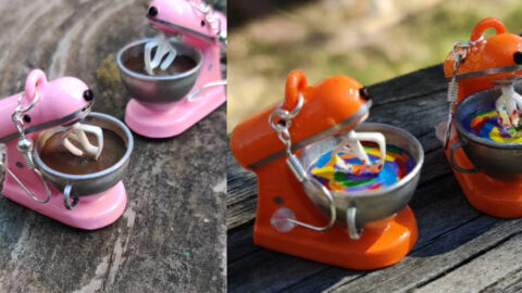 You Can Get Mini Kitchen Mixer Earrings For The Person Who Loves to Bake