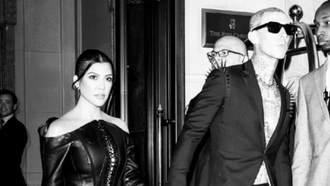 Kourtney Kardashian And Travis Barker Practiced Getting Married in Las Vegas