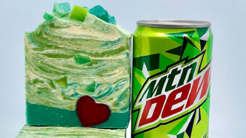 Mountain Dew Soap Exists So You Can Lather In Your Favorite Caffinated Drink