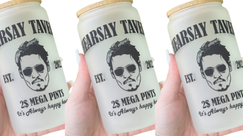 You Can Get A Johnny Depp Hearsay Tavern Tumbler Because It’s Always Happy Hour