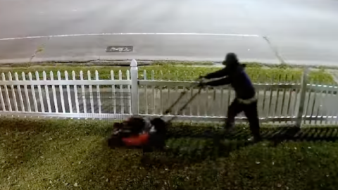 This Man Stole A Lawnmower, Then Mowed The Victims Yard… Can I Be Next?