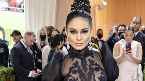 Vanessa Hudgens Leaves Little to The Imagination Wearing A See-Through Dress