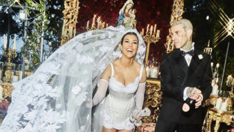 Kourtney Kardashian and Travis Barker Gets Married in Lavish Italian Wedding Ceremony