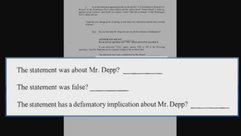 Here’s The Verdict Form Questions The Jury Has to Answer In Johnny Depp’s Defamation Trial