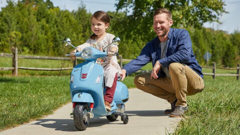 You Can Get A Mini Electric Vespa Scooter For Kids And It’s The Coolest Thing Ever