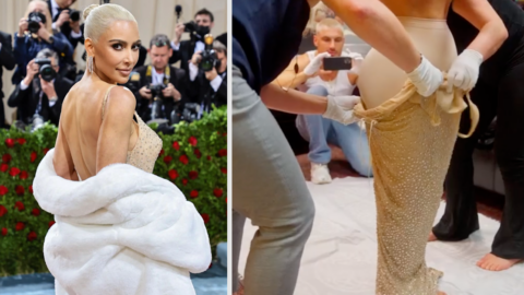 Kim Kardashian Couldn’t Fit Into Marilyn Monroe’s Dress So They Had To Fake It