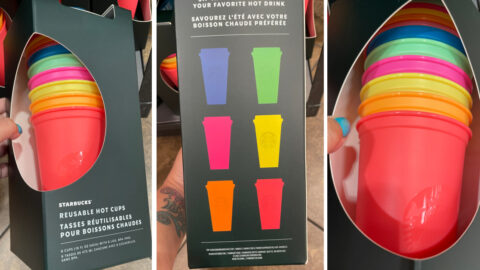 Starbucks Releases Neon Hot Cups Just in Time for Summer
