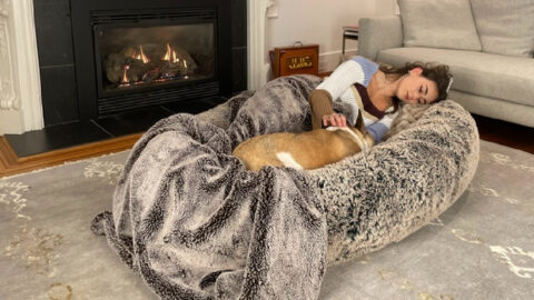 You Can Get A Huge Human Dog Bed And Naps Are About To Get So Cozy