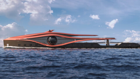 This Superyacht Has a Giant Glass Dome in the Middle That Looks Like a Sea Creature’s Eye
