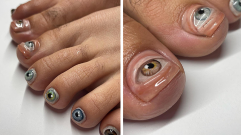 3D Eyeball Toenails Are The Things Bad Dreams Are Made Of And I Love Them