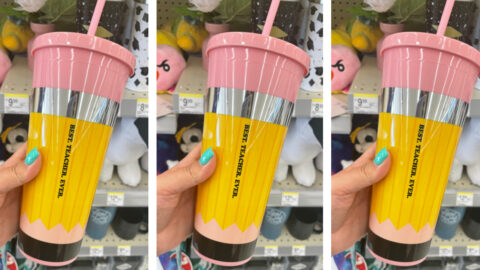 Walgreens Released A Teacher Tumbler That Looks Like A Giant Pencil