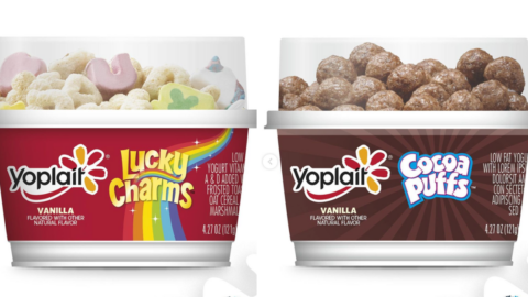 Yoplait Yogurt Topped with Cereal Pieces Is Exactly What We Need for Breakfast