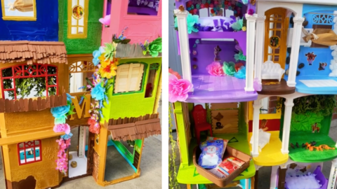 A Mom Transformed Her Daughter’s Dollhouse Into The ‘Encanto’ Casita And It’s Amazing!
