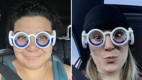 People Swear By These Weird Looking Glasses to Help With Motion Sickness During Travel