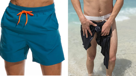 You Can Get Swim Trunks That Slowly Dissolve in Water for the Ultimate Prank