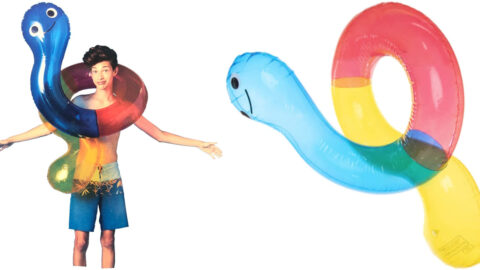 You Can Get An Inflatable Gummy Worm Pool Float That Wraps Around Your Body
