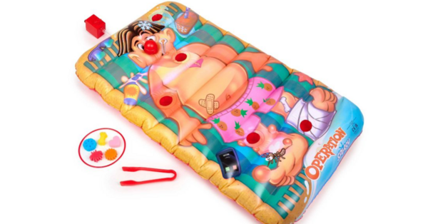 This Giant Inflatable Operation Game Sprinkler Lets You Can Play Operation As You Get Wet