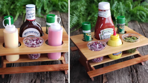 You Can Get A Tiny Condiment Picnic Table and It’s Basically The Cutest Thing Ever